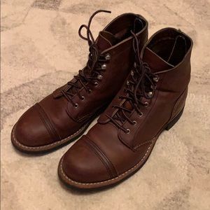 Red wing iron ranger boots - barely worn